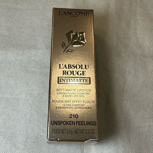 Lancôme L'Absolu Rouge Intimatte Buildable Soft Matte Lipstick Color:210 - Picture 2 of 7